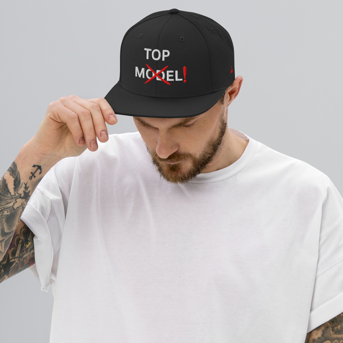 Model Status Denied Snapback Hat
